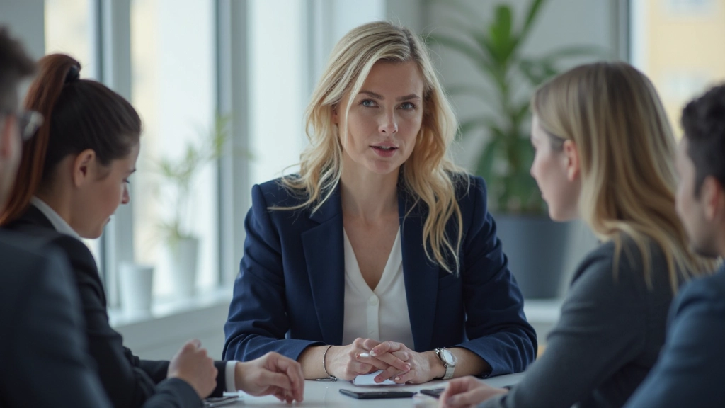 Профессиональное изображение лидера на деловой встрече